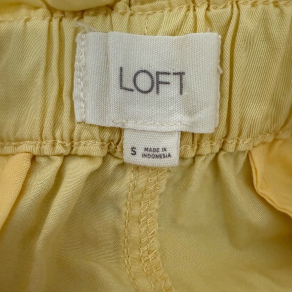 LOFT Yellow Relaxed Fit Pants - Picture 2 of 3